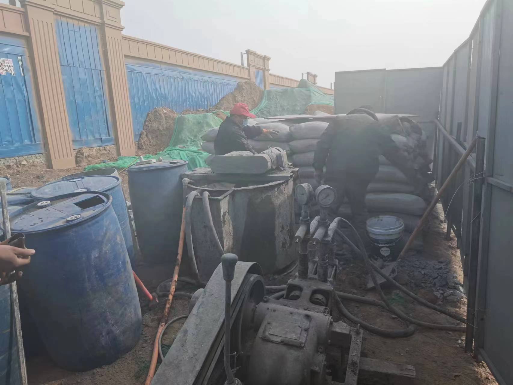 平鲁地基沉降注浆加固